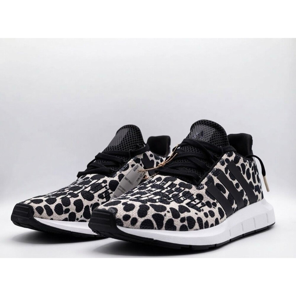 NEW US Size 8.5 Adidas Women SWIFT RUN 1.0 Running Shoes JR0634 `Cheetah Print